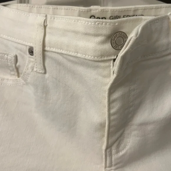 Gap Girlfriend White Jeans - Picture 4 of 7